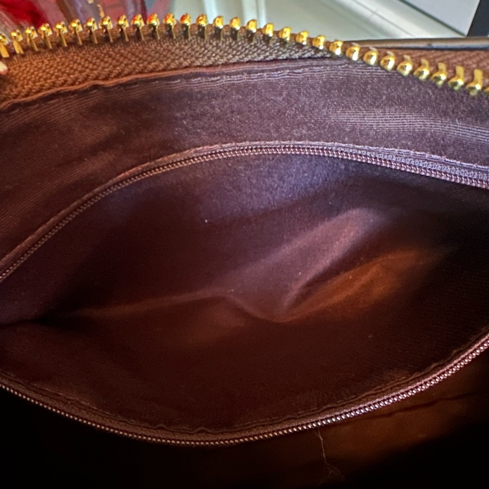 🌹BEAUTIFUL Coach • Teri Signature Leather Canvas Monogram Hobo Bag • EUC - Picture 15 of 15
